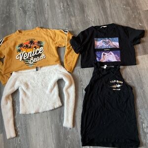 Divided by H&M top, reflex Venice Beach Crop Top and More bundle